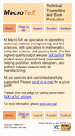 Mobile Screenshot of macrotex.net