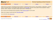 Tablet Screenshot of macrotex.net